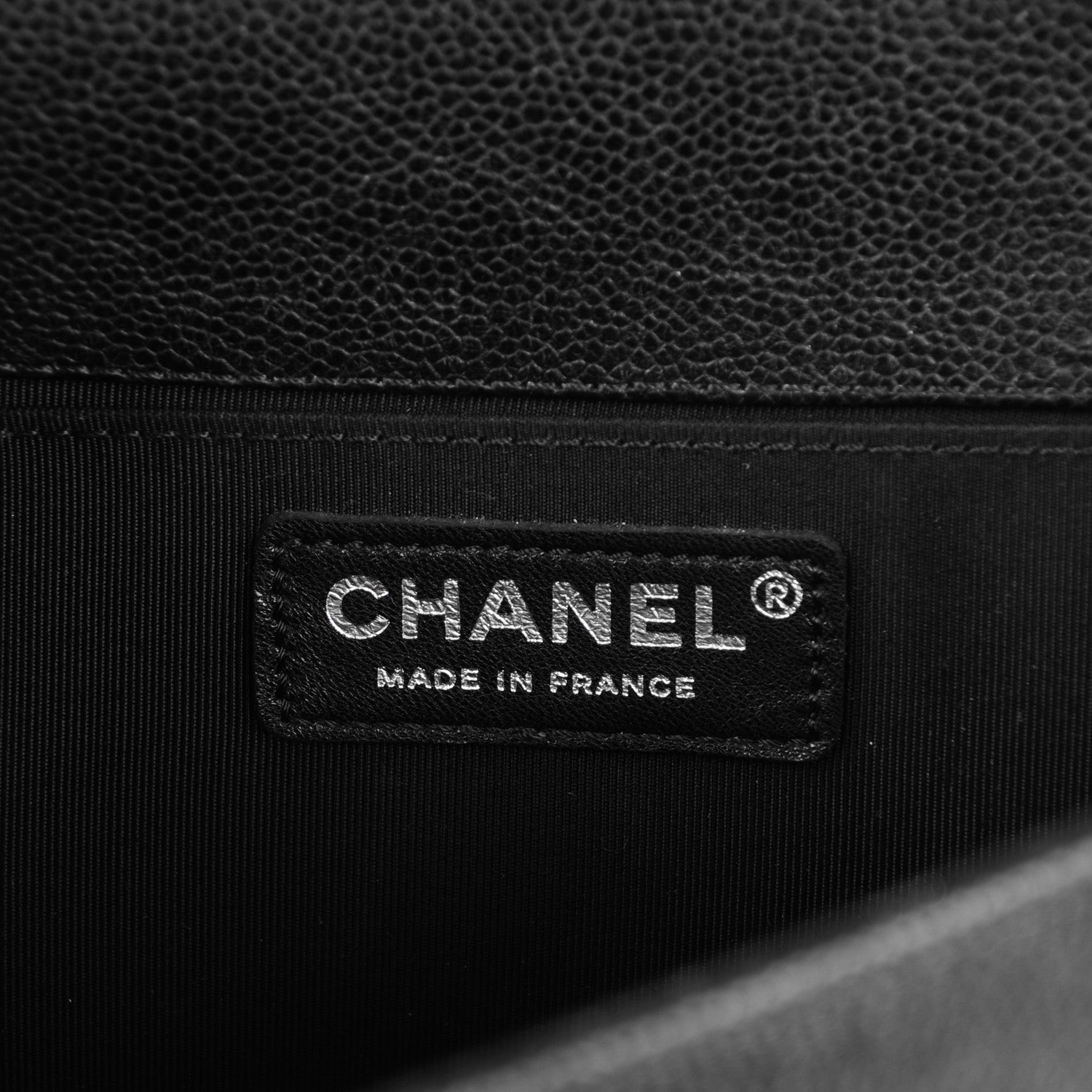 Chanel Caviar Quilted Medium Boy Flap Black 7 of 8