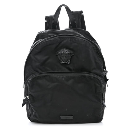 Versace Nylon La Medusa Backpack Black 1 of 16