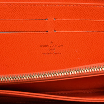 Louis Vuitton Monogram Graffiti Zippy Wallet Orange 6 of 12
