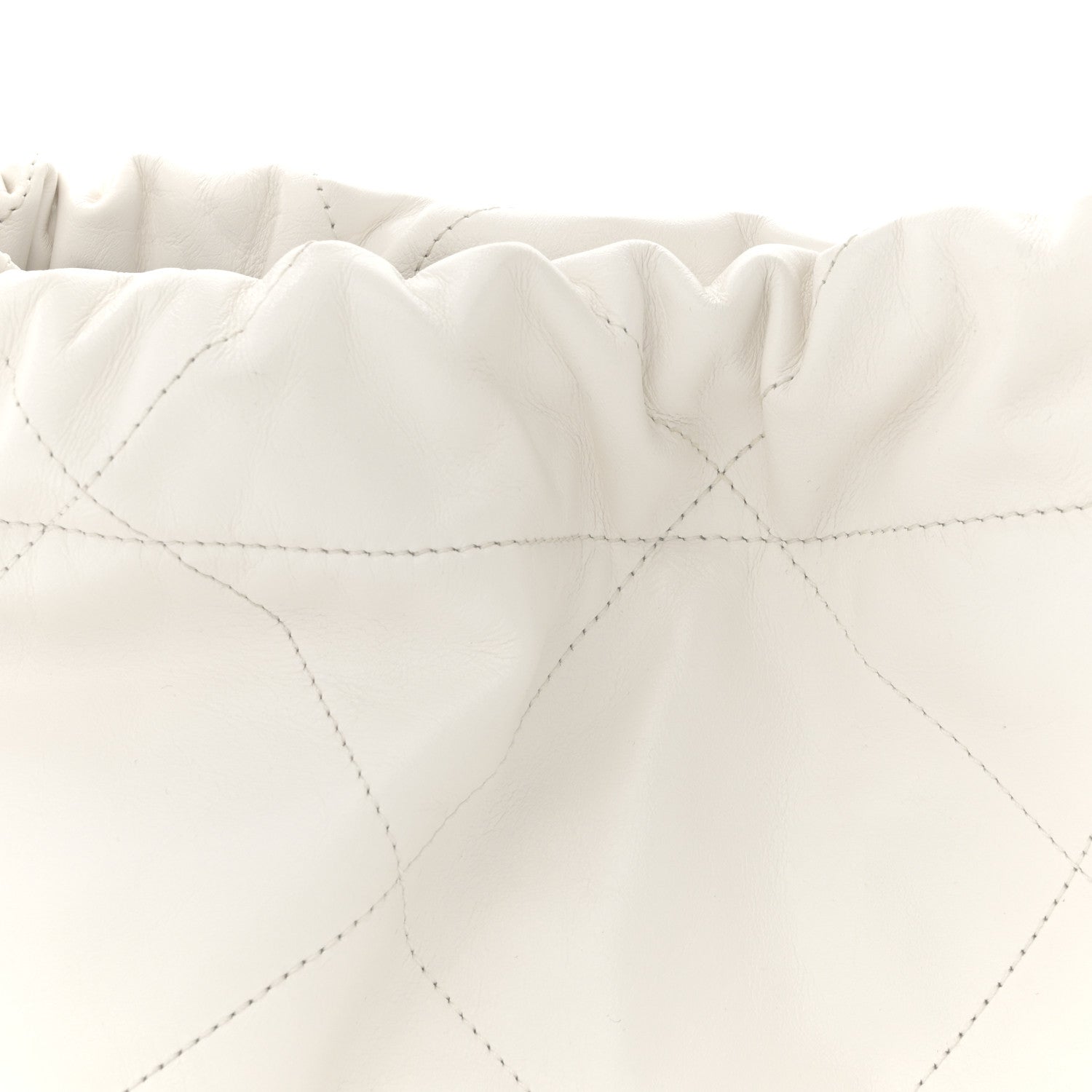 Chanel Shiny Calfskin Quilted Chanel 22 East West White 9 of 11