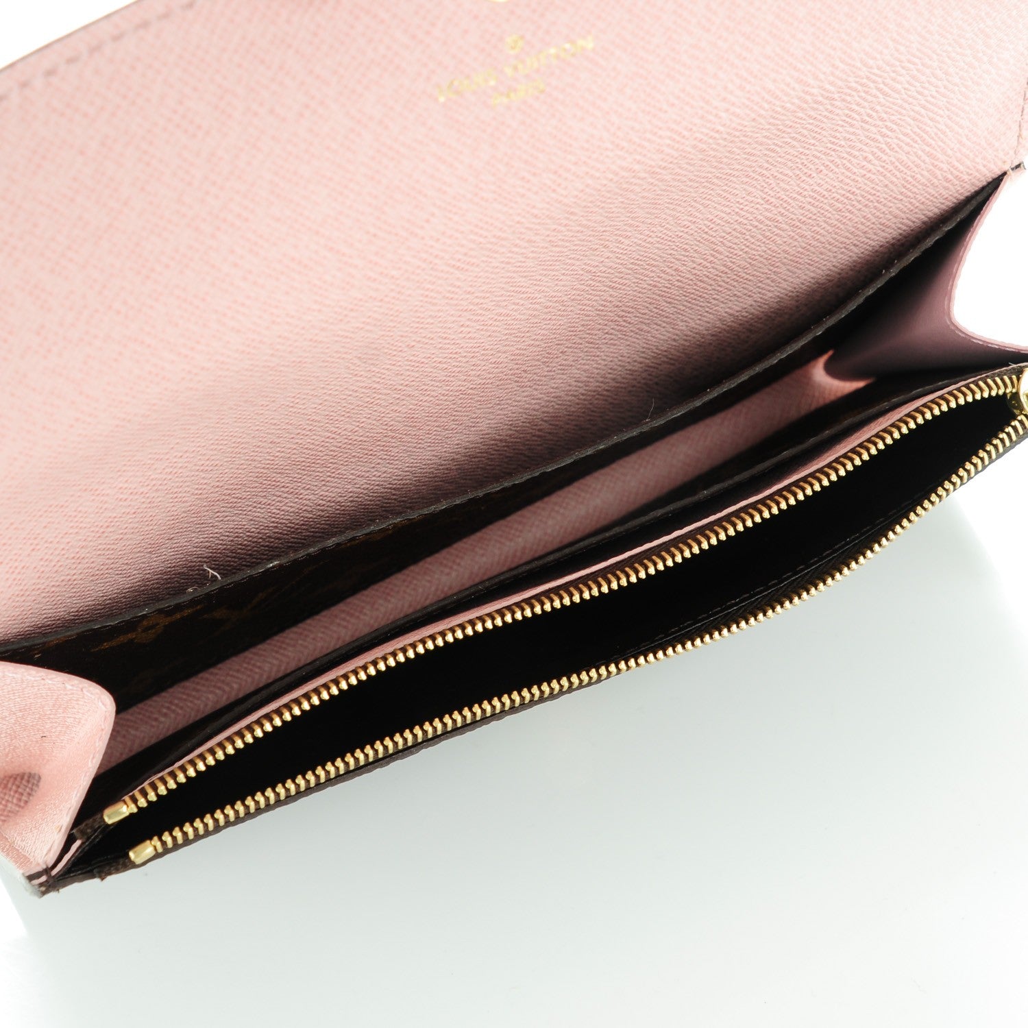 Louis Vuitton Monogram Emilie Wallet Rose Ballerine 5 of 7
