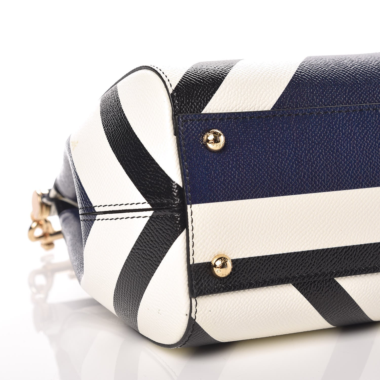 Dolce & Gabbana Dauphine Striped Medium Miss Sicily Satchel Multicolor 5 of 9