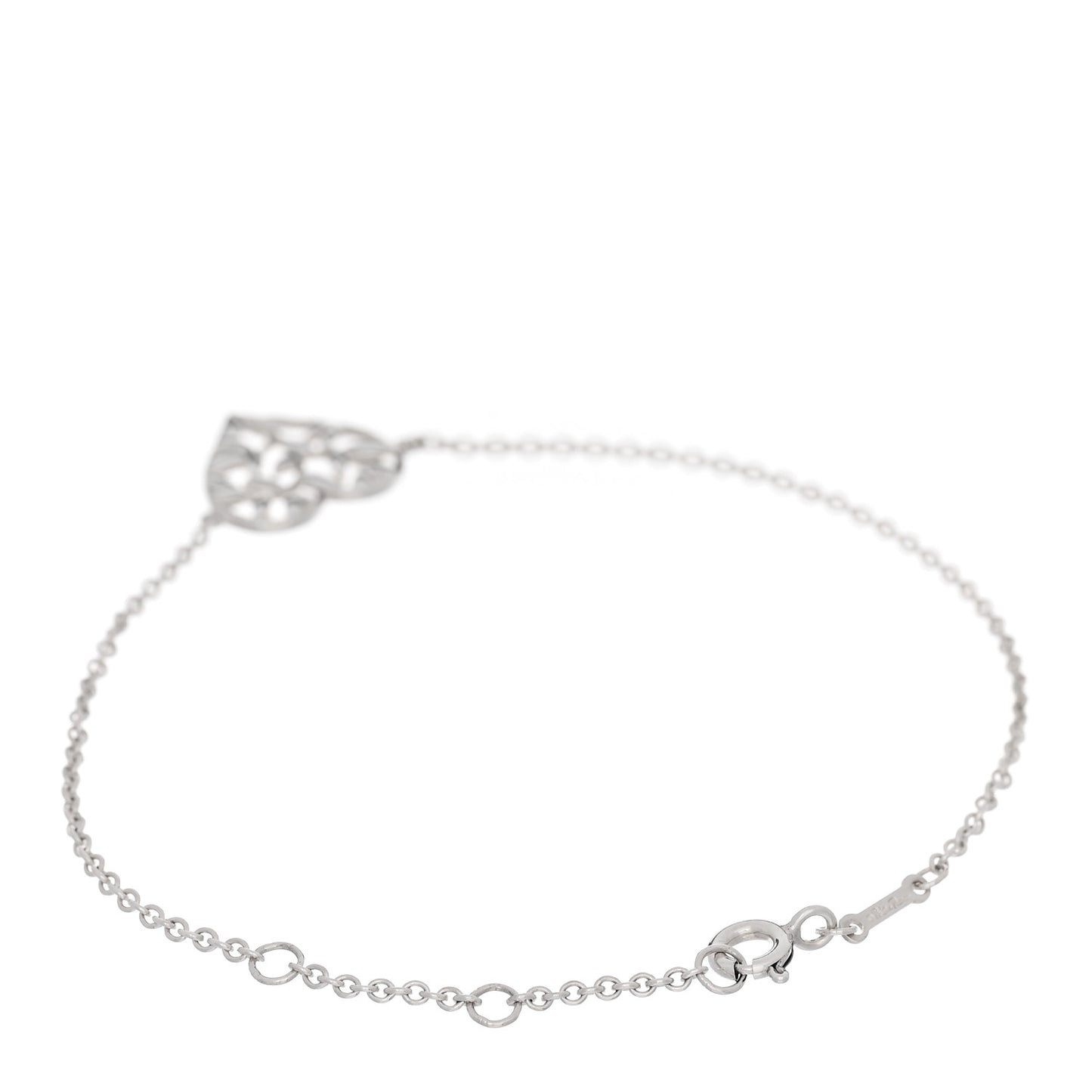 Sterling Silver Paloma Picasso Olive Leaf Heart Bracelet