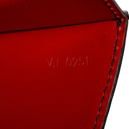Louis Vuitton Epi Sac Friedland Black Red 7 of 8