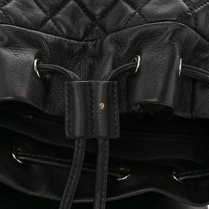 Chanel Calfskin Quilted Large Urban Spirit Backpack Black 12 of 12
