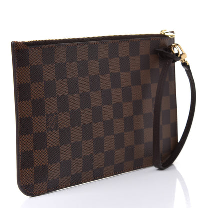 Louis Vuitton Damier Ebene Neverfull MM GM Pochette 3 of 8