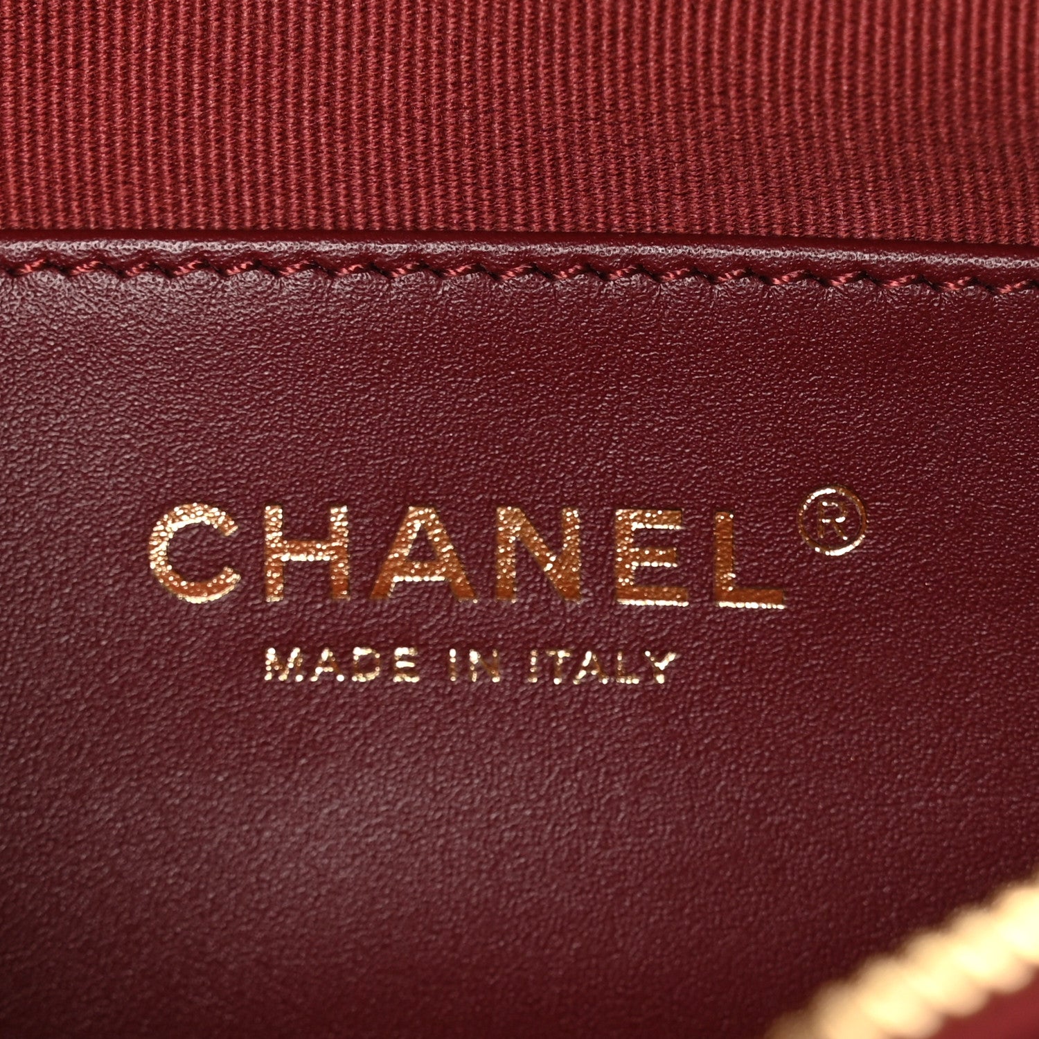 Chanel Shiny Lambskin Quilted Mini Camera Case Burgundy 6 of 10