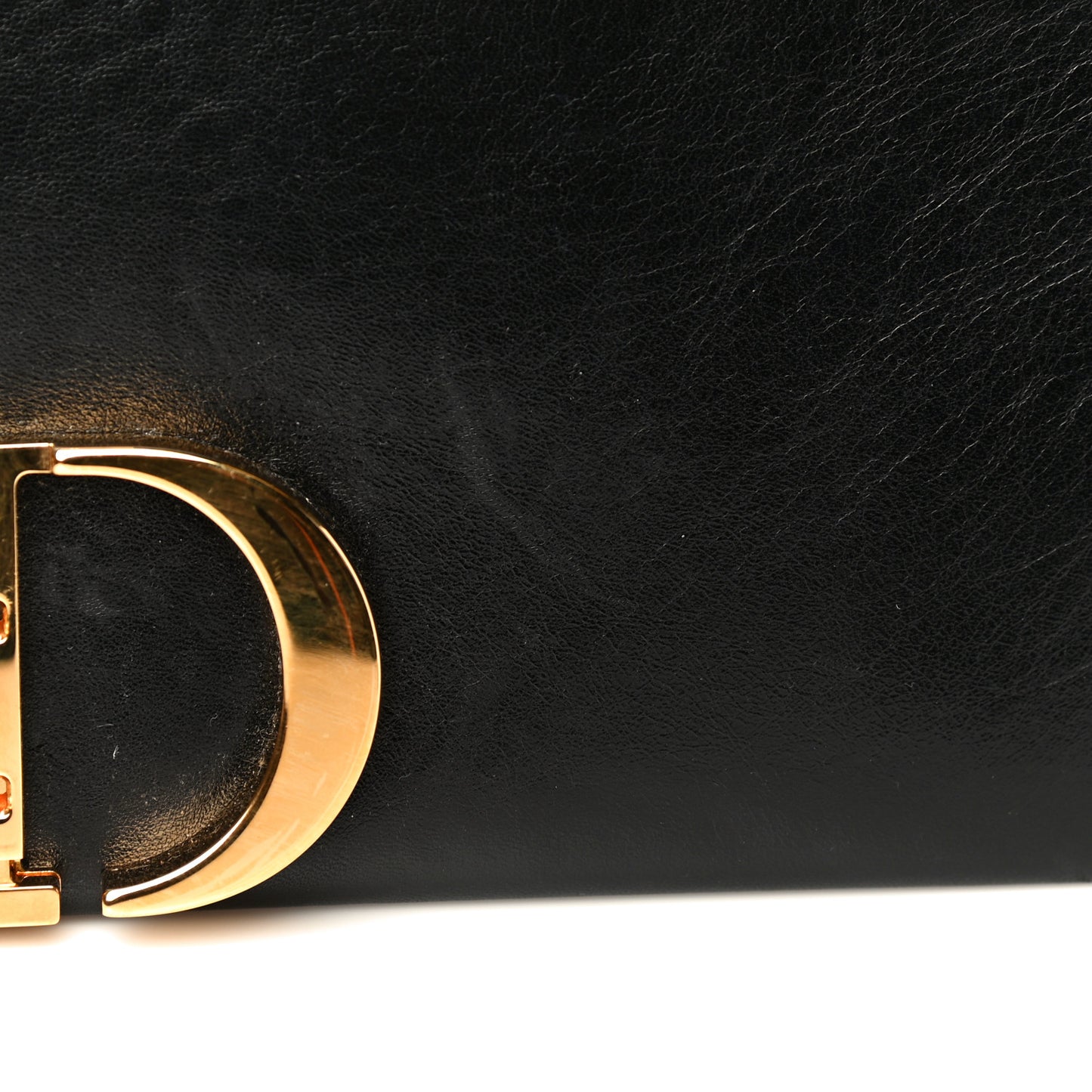 Calfskin 30 Montaigne Chain Pouch Black