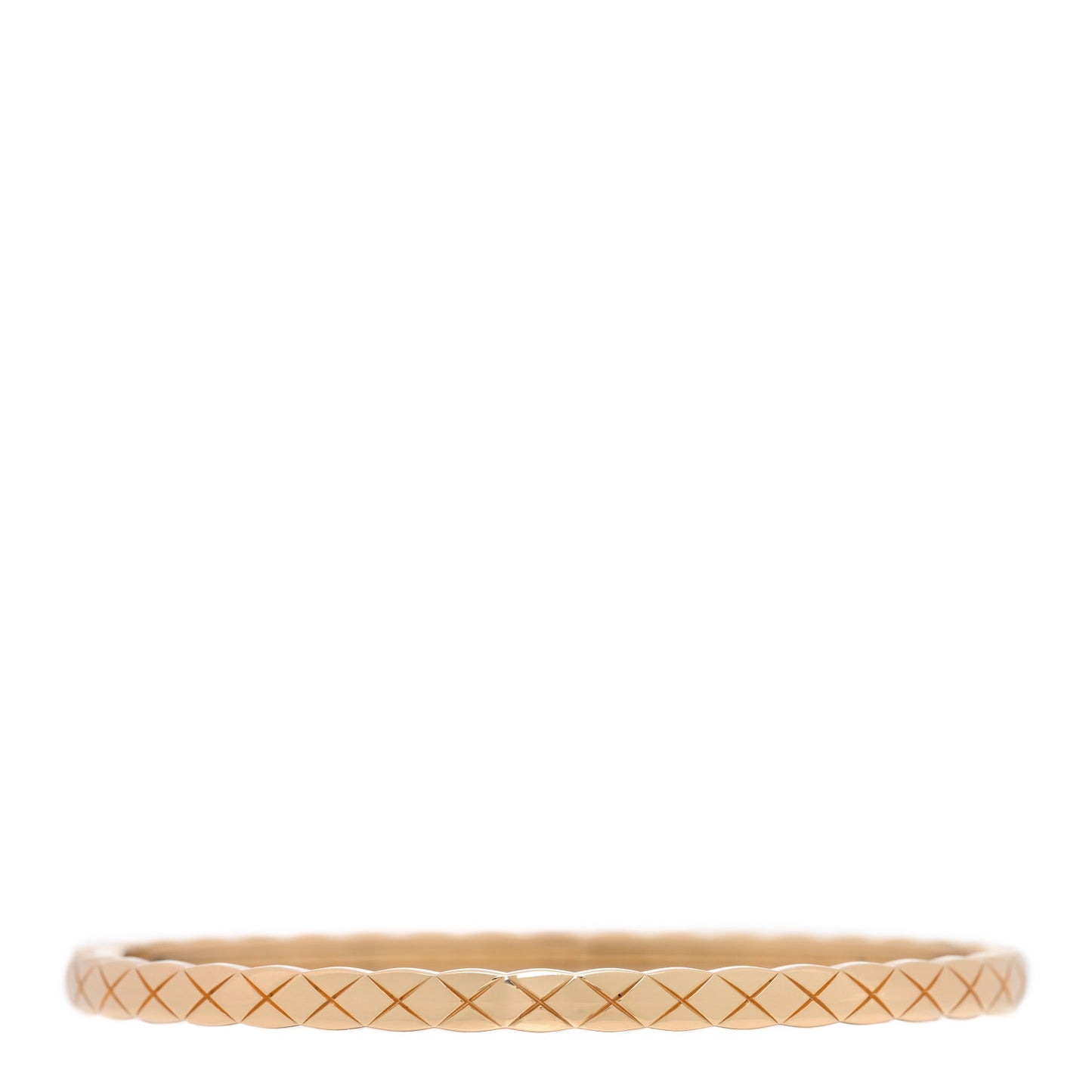 18K Yellow Gold Mini Coco Crush Bangle Bracelet S