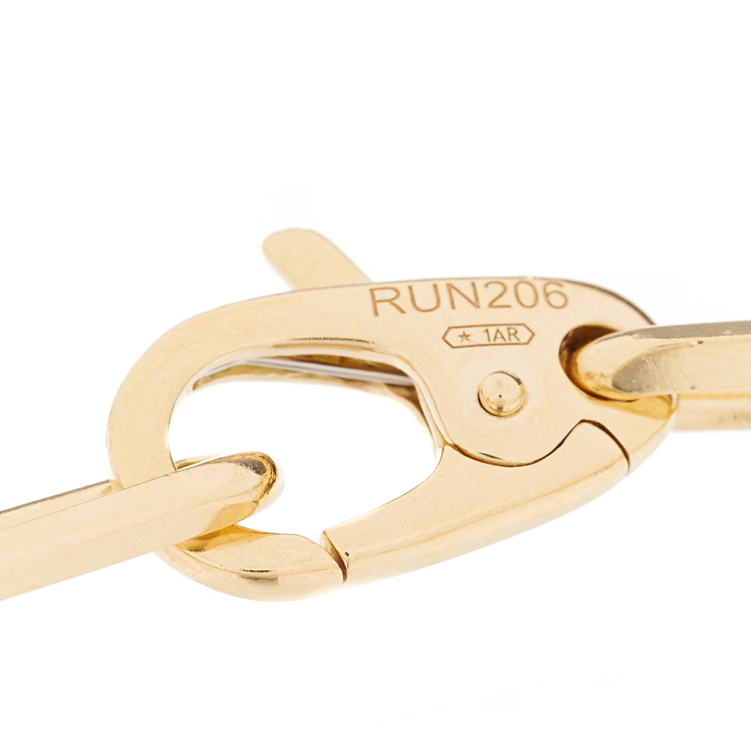 Cartier 18K Yellow Gold Santos de Cartier Link Chain Bracelet 3 of 4