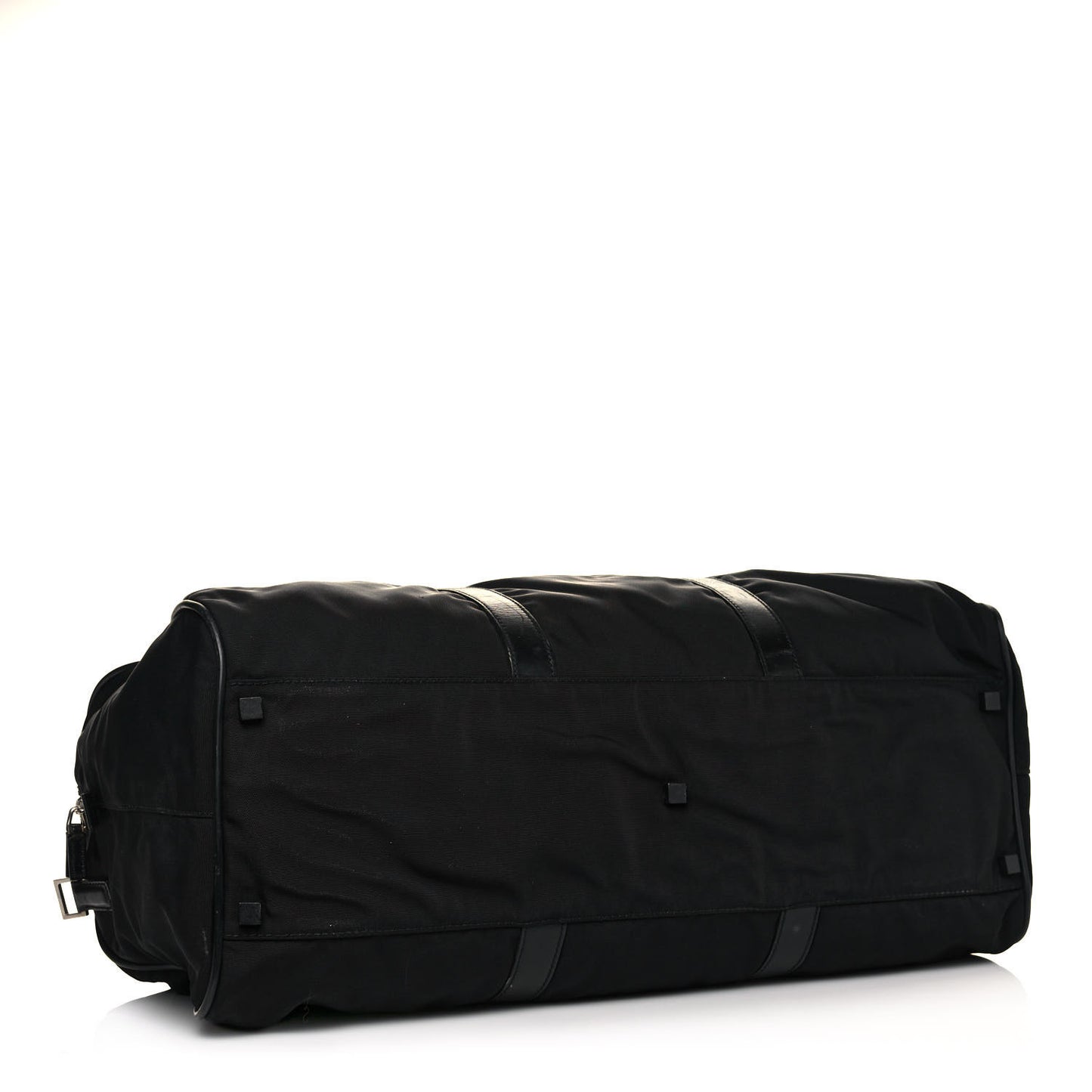 Nylon Large Duffle Bag Black
