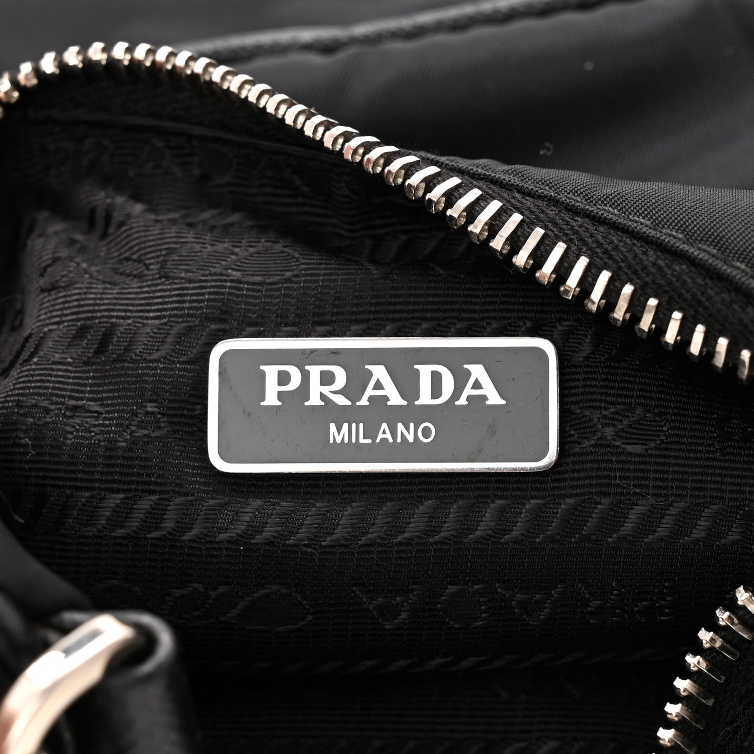 Prada Re-Nylon Saffiano Re-Edition 2005 Shoulder Bag Black 6 of 11