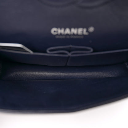 Chanel Caviar Quilted Medium Double Flap Navy 4 of 11