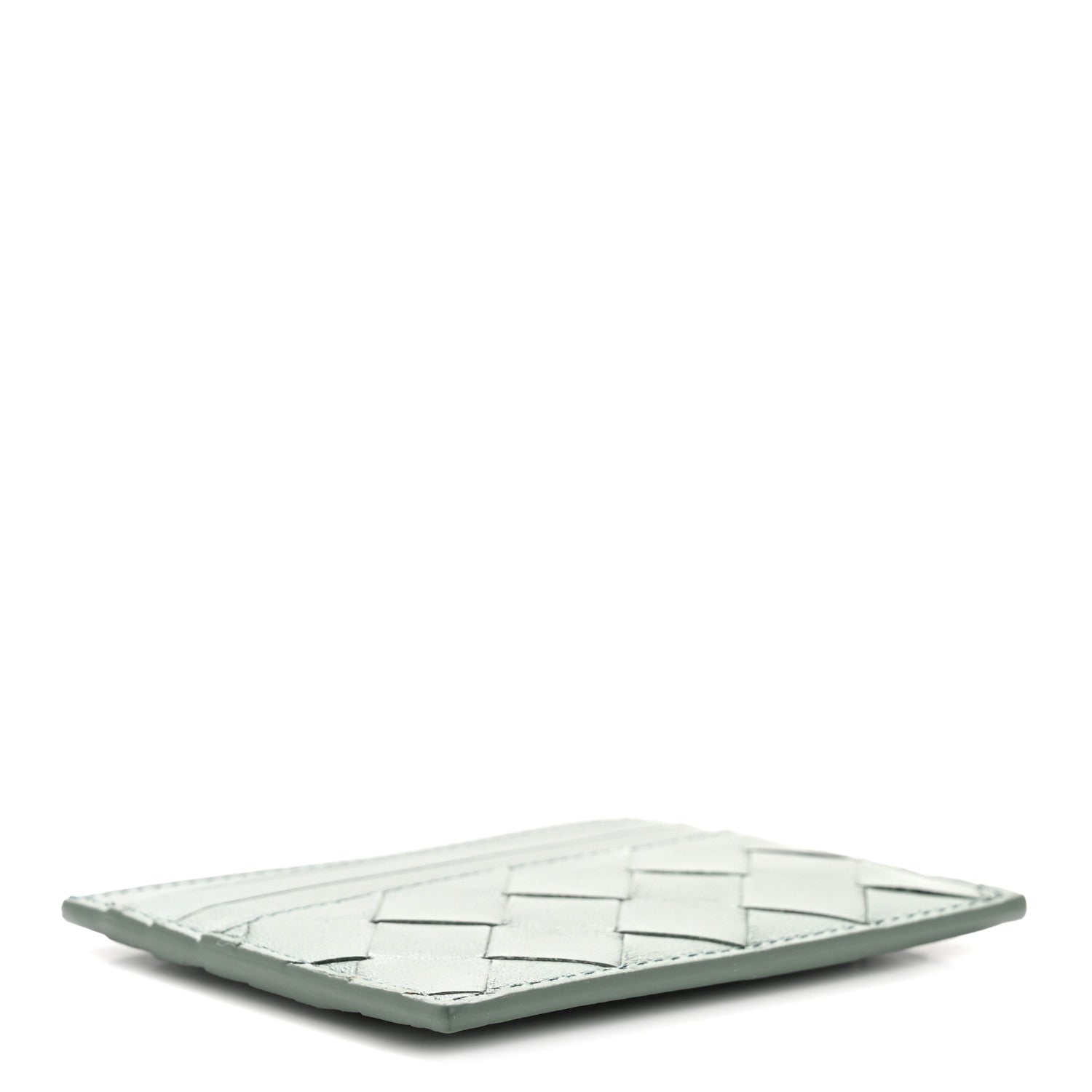 Bottega Veneta Nappa Intrecciato Card Holder Aloe 4 of 8
