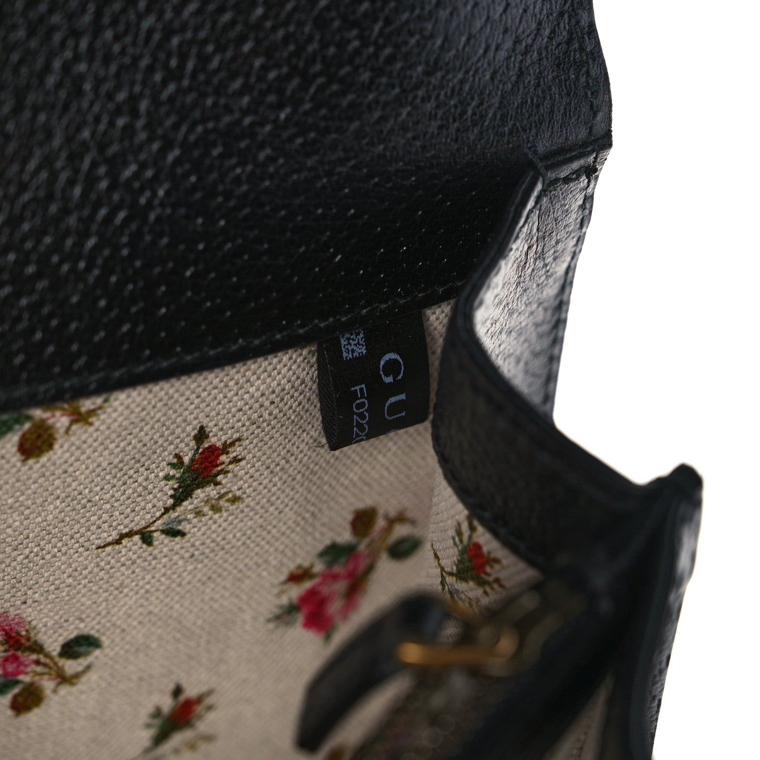 Gucci Calfskin Web Floral Embroidered Medium Dionysus Shoulder Bag Black 8 of 18