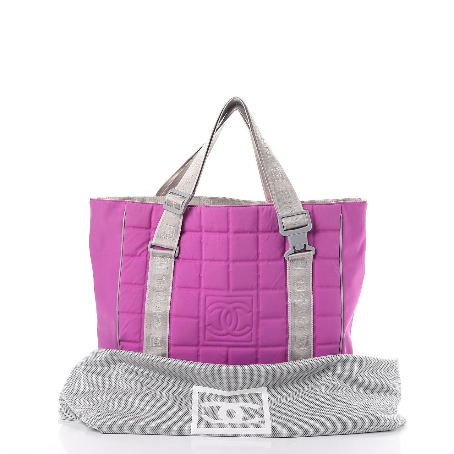 Nylon Sport Tote Pink