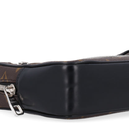 Louis Vuitton Monogram Macassar Kasai Clutch Black 9 of 10