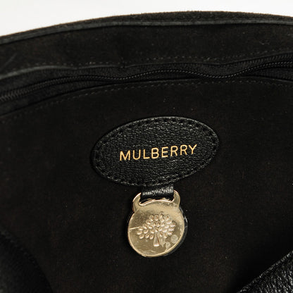 Mulberry Glossy Goatskin Medium Lily Black 6 of 9
