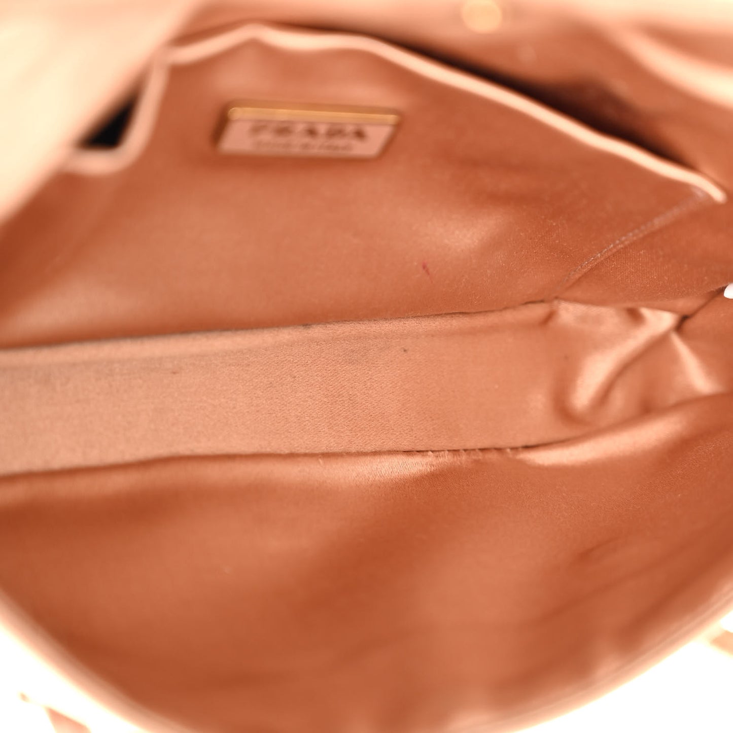 Satin Raso Top Handle Bag Cammeo