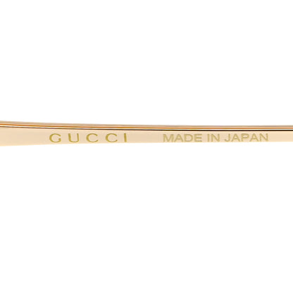 Gucci Metal Oversized Sunglasses GG0646S Gold Brown 6 of 8