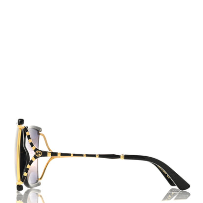 Gucci Square Metal Glasses GG0592S Black 3 of 8