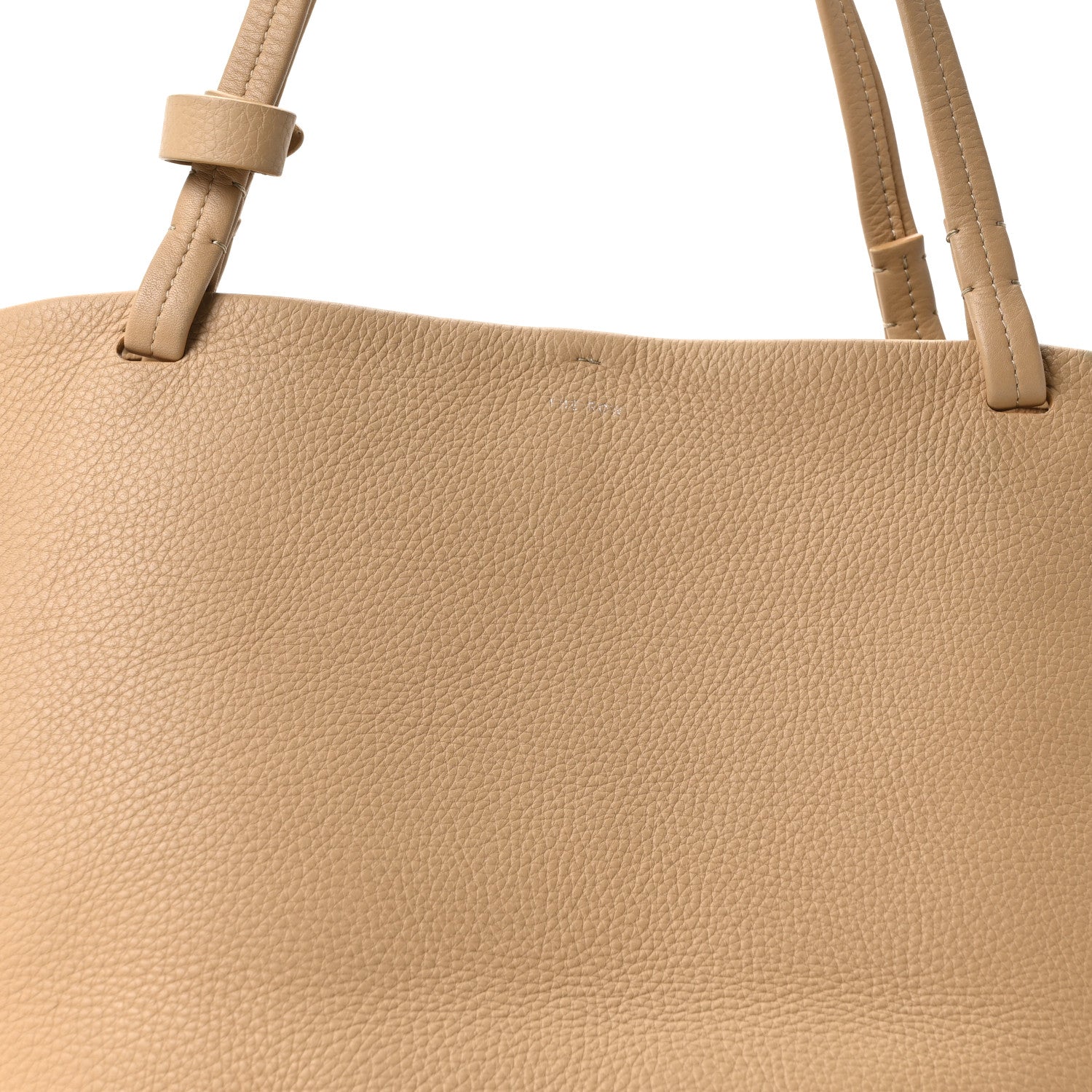 The Row Grained Calfskin Park Tote Three Sabbia 9 of 11
