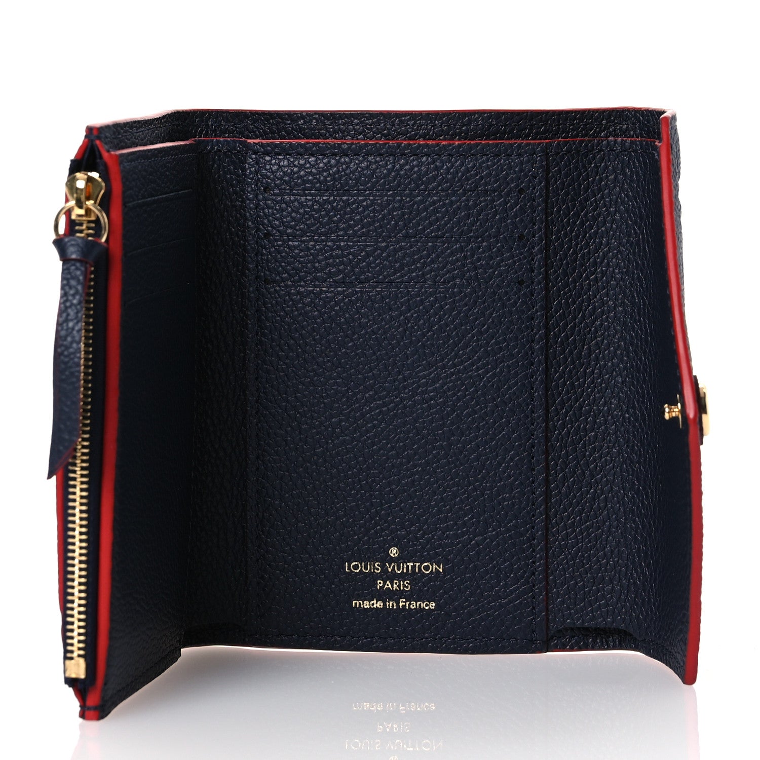 Louis Vuitton Empreinte Victorine Wallet Marine Rouge 5 of 11