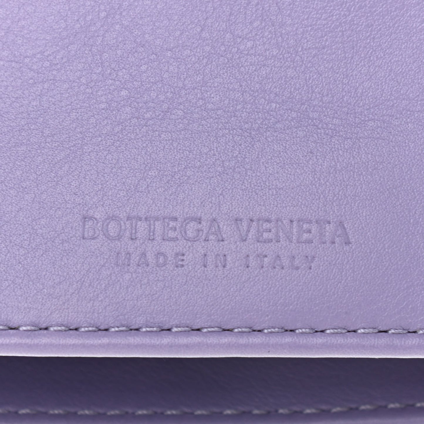 Calfskin Mini BV Twist Lavender
