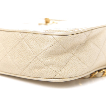 Chanel Caviar Quilted Camera Case Beige Clair 11 of 12