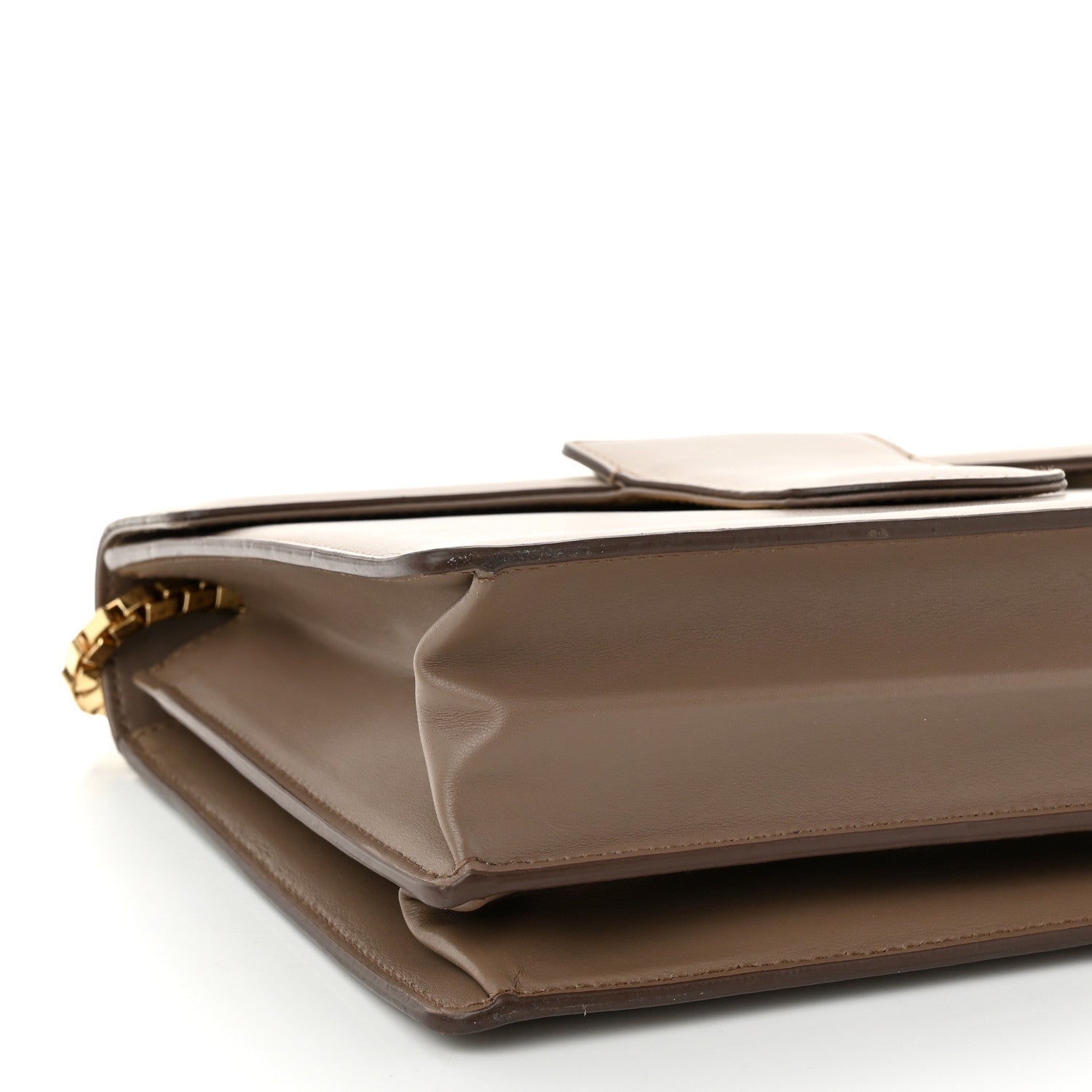 Salvatore Ferragamo Calfskin Thalia Flap Shoulder Bag Light Brown 8 of 9