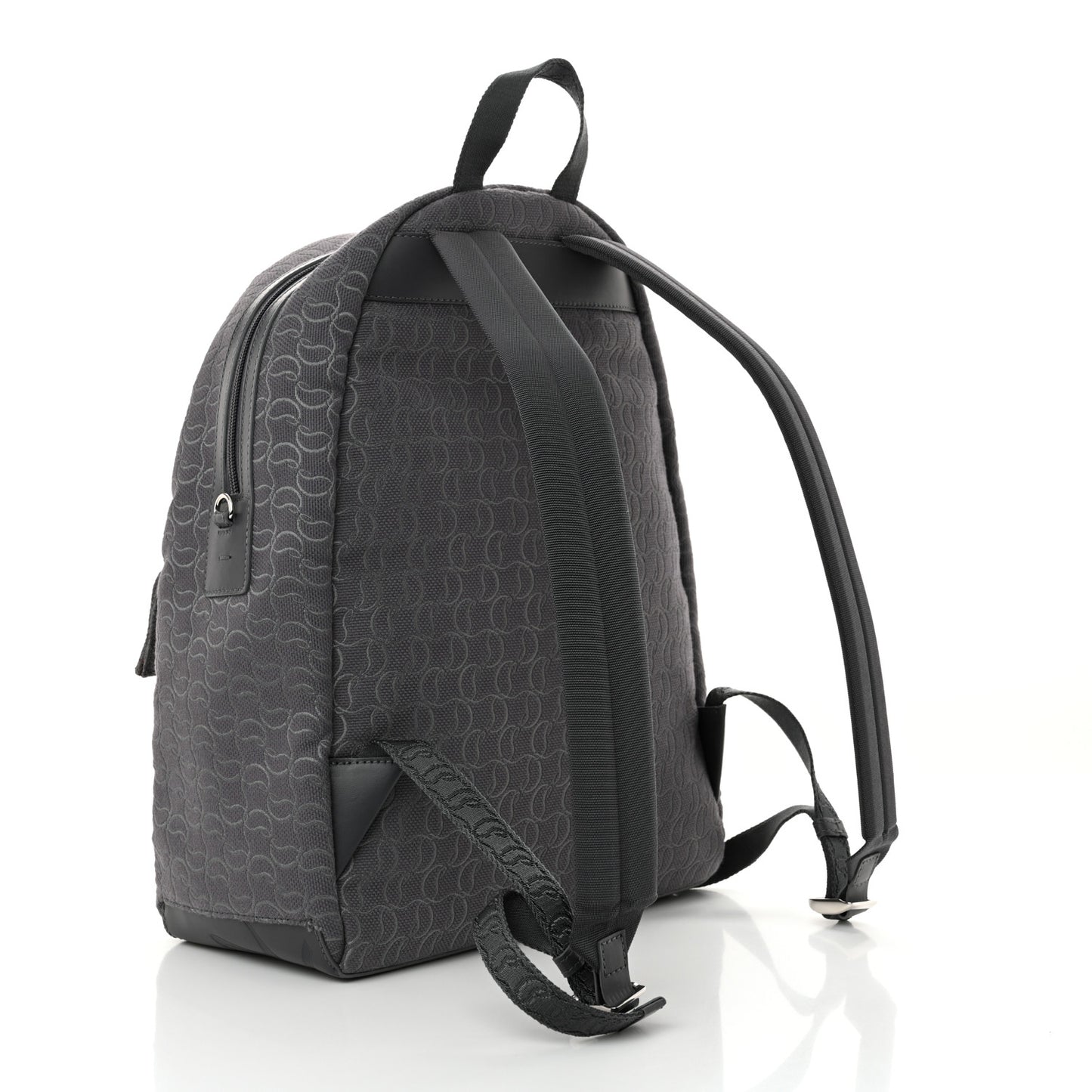 Logo Jacquard Zip N Flap Backpack Smoky