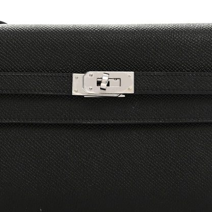 Hermes Epsom Kelly Wallet To Go Black 8 of 10