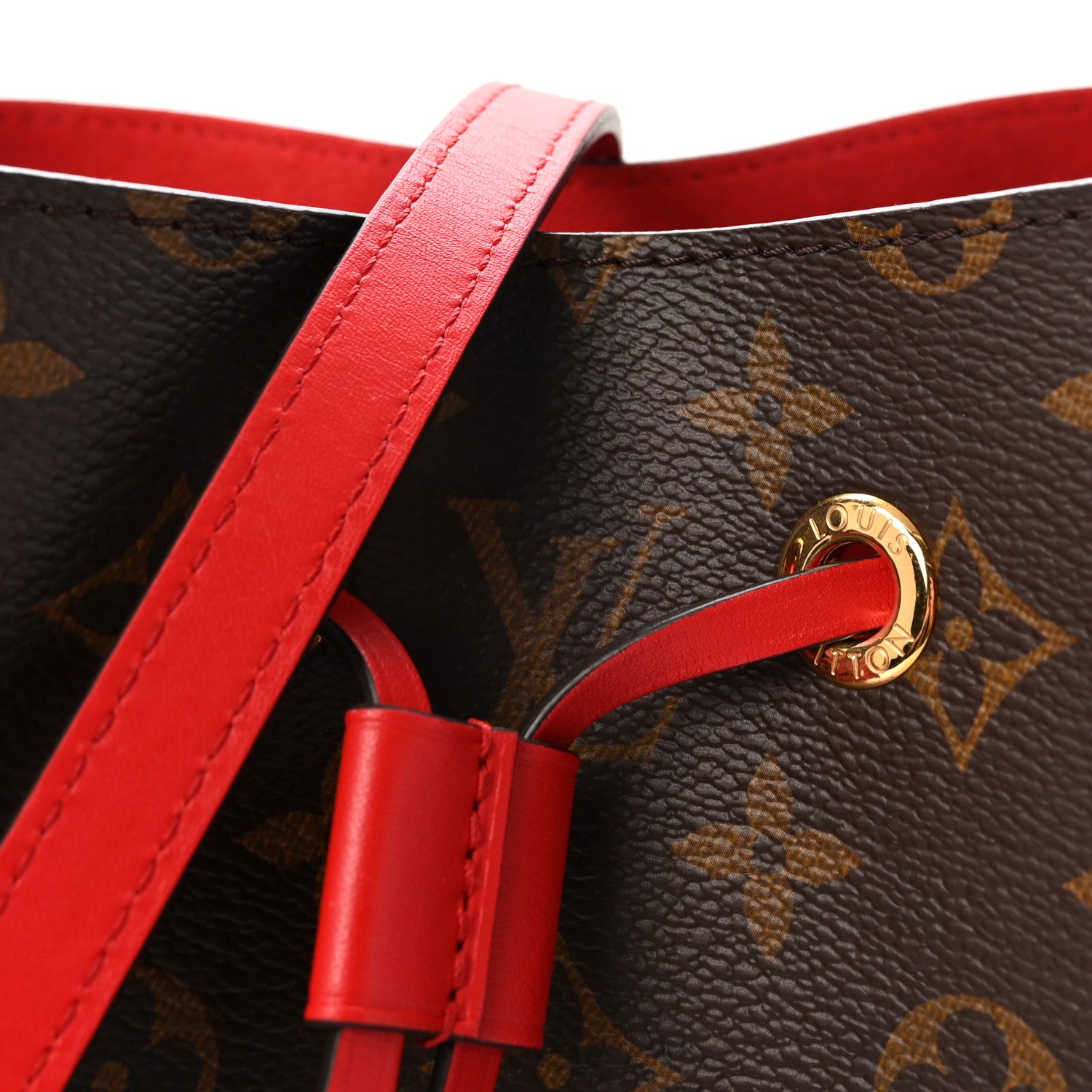 Louis Vuitton Monogram Neonoe MM Coquelicot 7 of 9