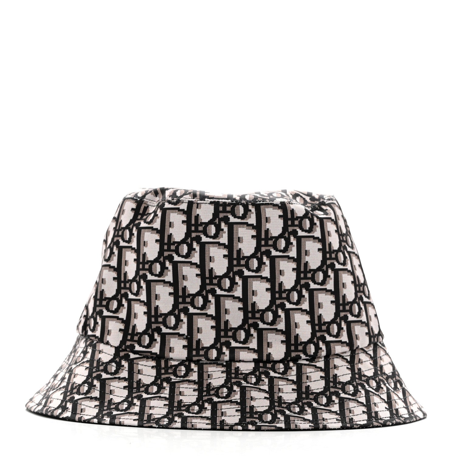 Christian Dior Oblique Reversible Teddy-D Brim Bucket Hat 58 Black 7 of 16