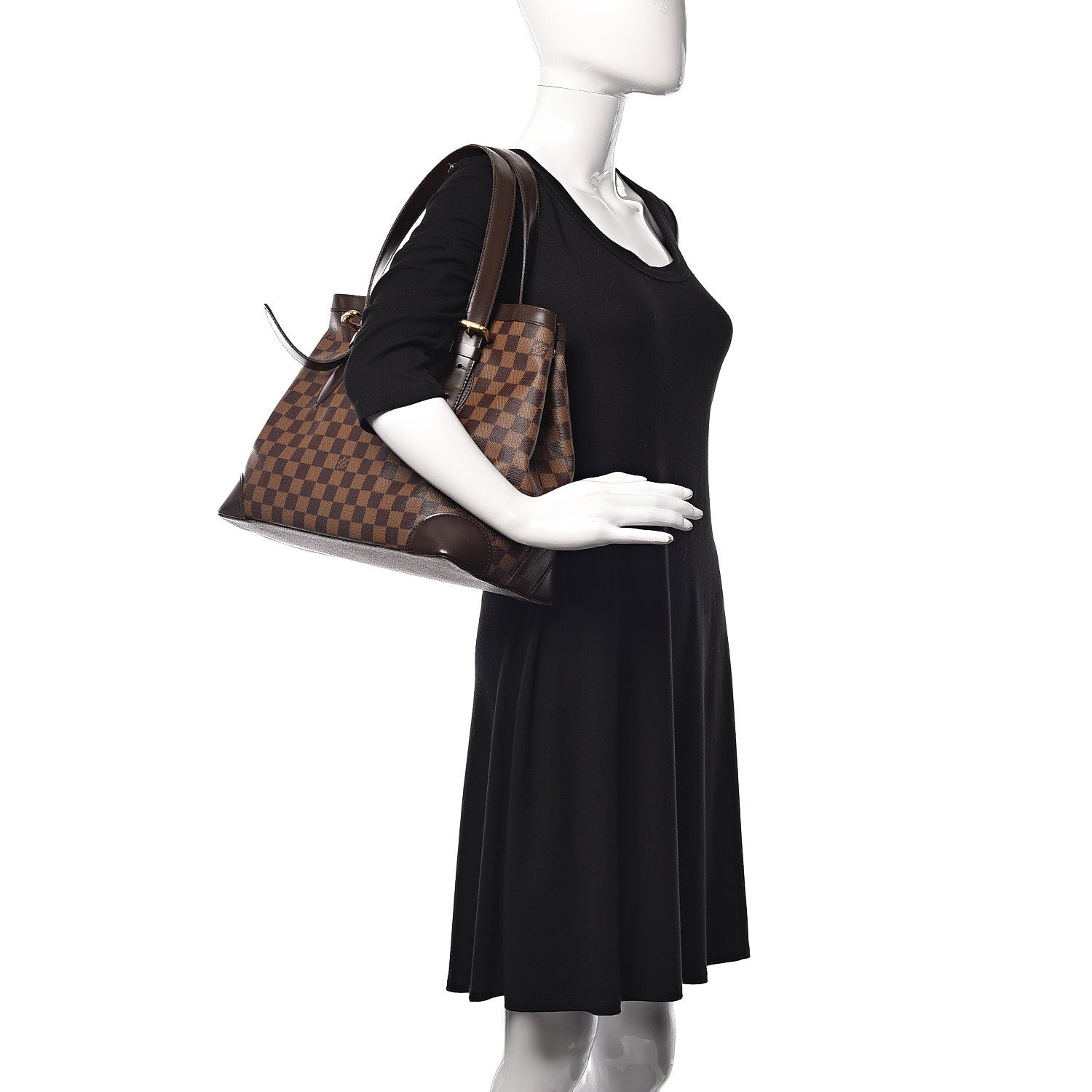 Louis Vuitton Damier Ebene Hampstead MM 2 of 19