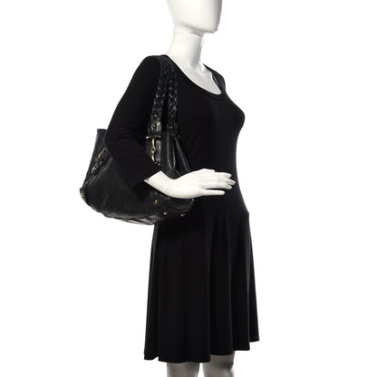 Gucci Guccissima Small Pelham Shoulder Bag Black 2 of 9