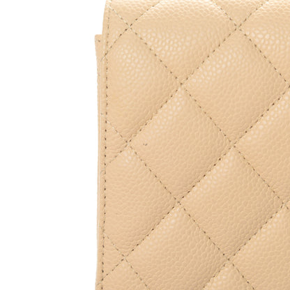 Chanel Caviar Quilted Jumbo Single Flap Beige Clair 11 of 12