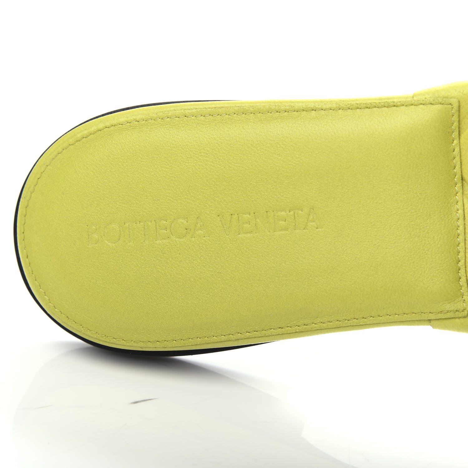 Bottega Veneta Nappa Quilted Rubber Lido Flat Sandals 39 Kiwi 8 of 10