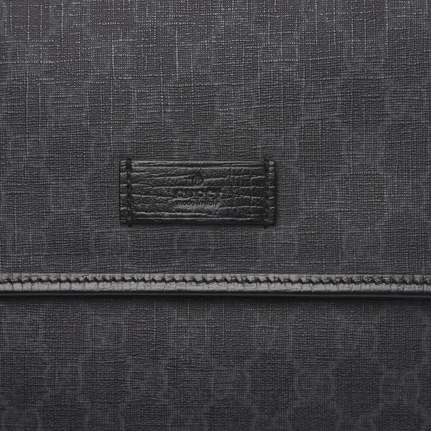 GG Plus Monogram Medium Flap Messenger Bag Black