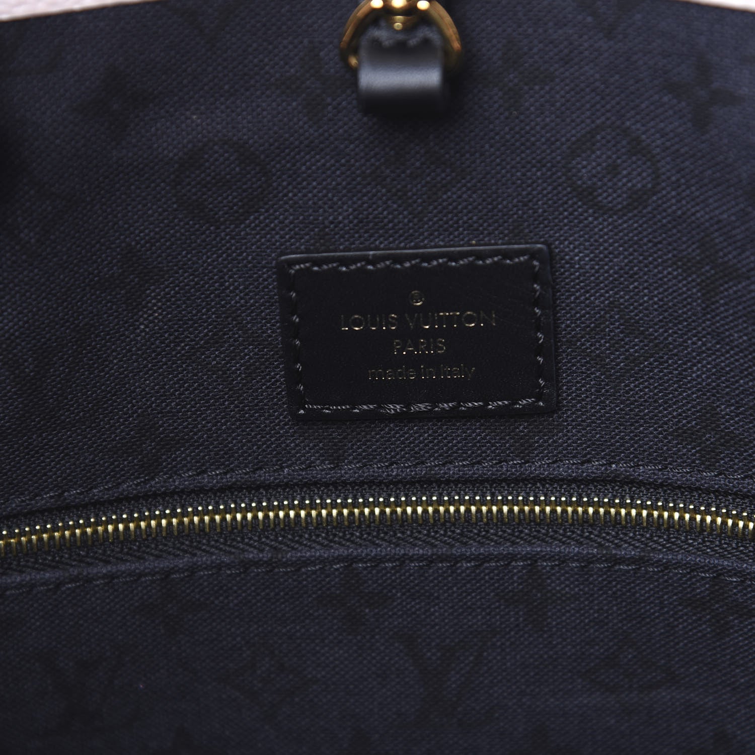 Louis Vuitton Monogram Giant Crafty Onthego GM Creme Rouge Black 5 of 8