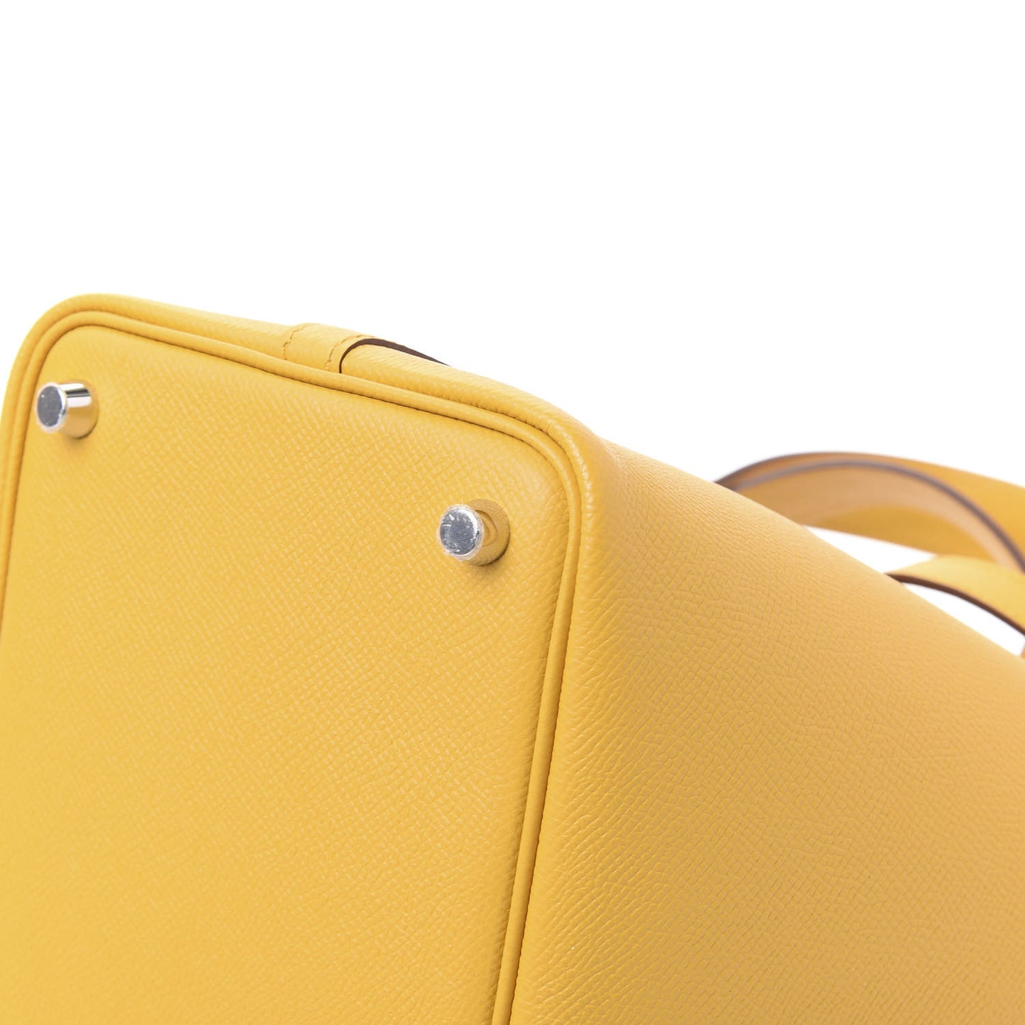 Epsom Tressage De Cuir Picotin Lock 18 PM Amber