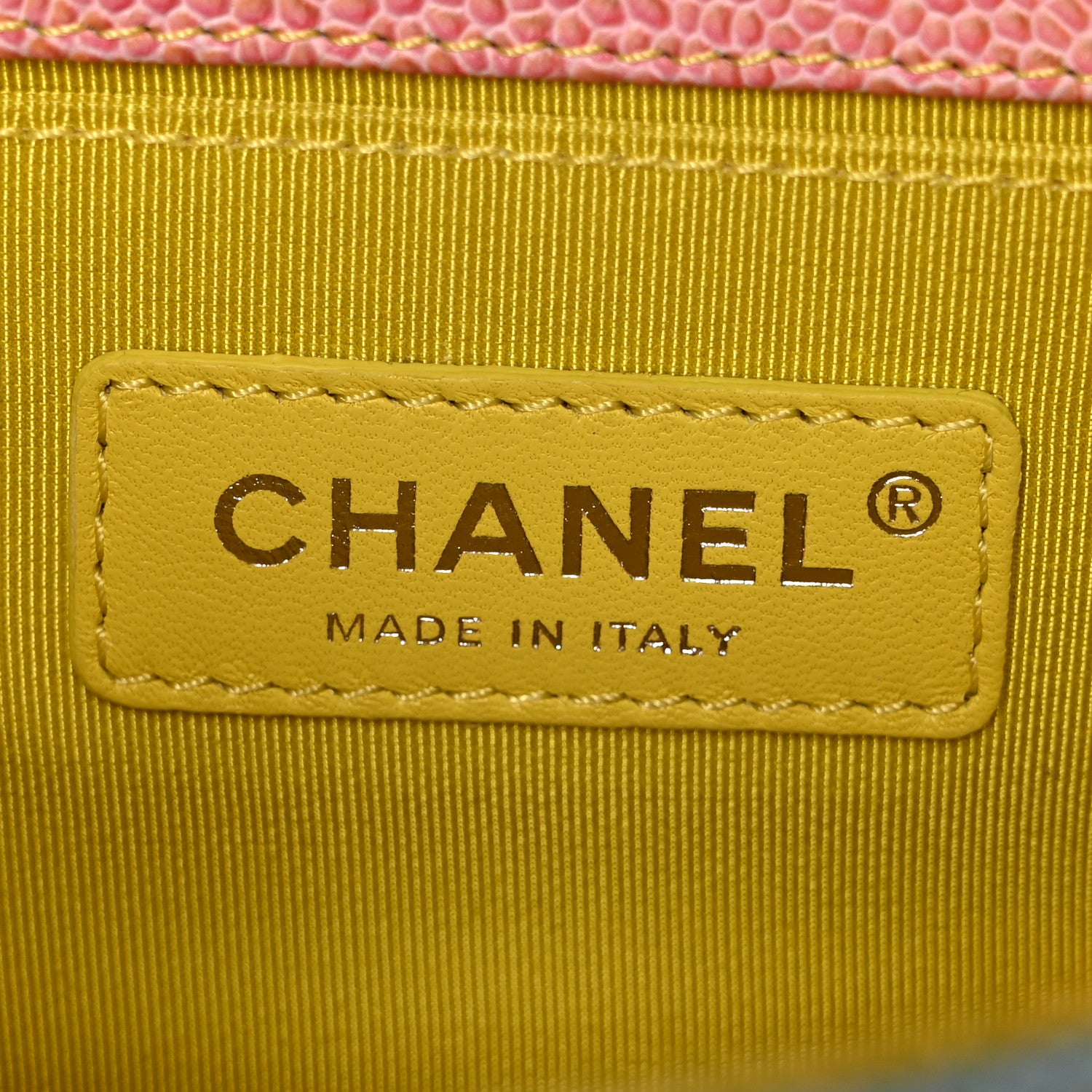 Chanel Caviar Quilted Small Cuba Rainbow Boy Flap Multicolor 8 of 9