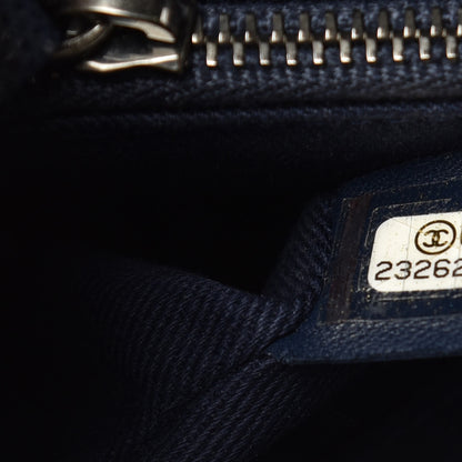 Chanel Caviar Quilted Small Coco Handle Flap Navy 6 of 9