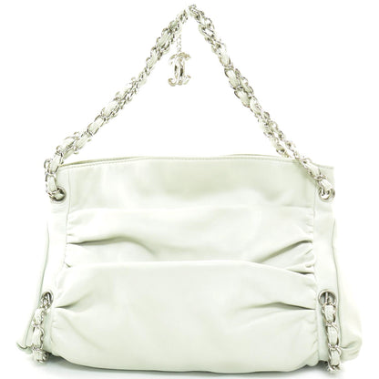 Chanel Lambskin Sharpei Large Bag Light Green Mint 1 of 10