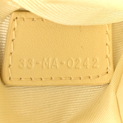 Christian Dior Lambskin Cannage Lady Dior Zipped Key Case Soft Yellow 7 of 8
