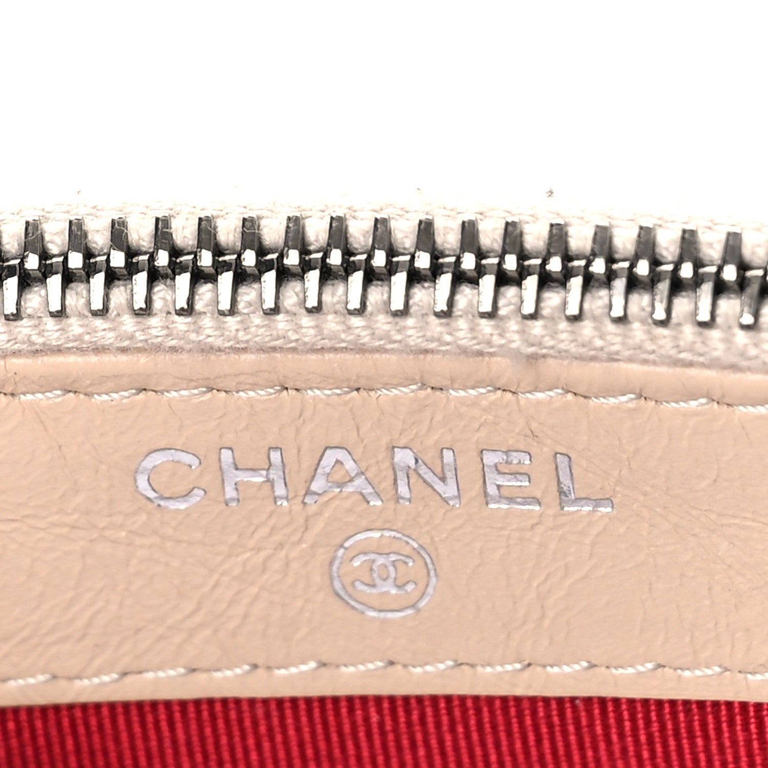 Chanel Aged Calfskin Quilted Small Gabrielle Clutch With Chain Beige Black 6 of 9
