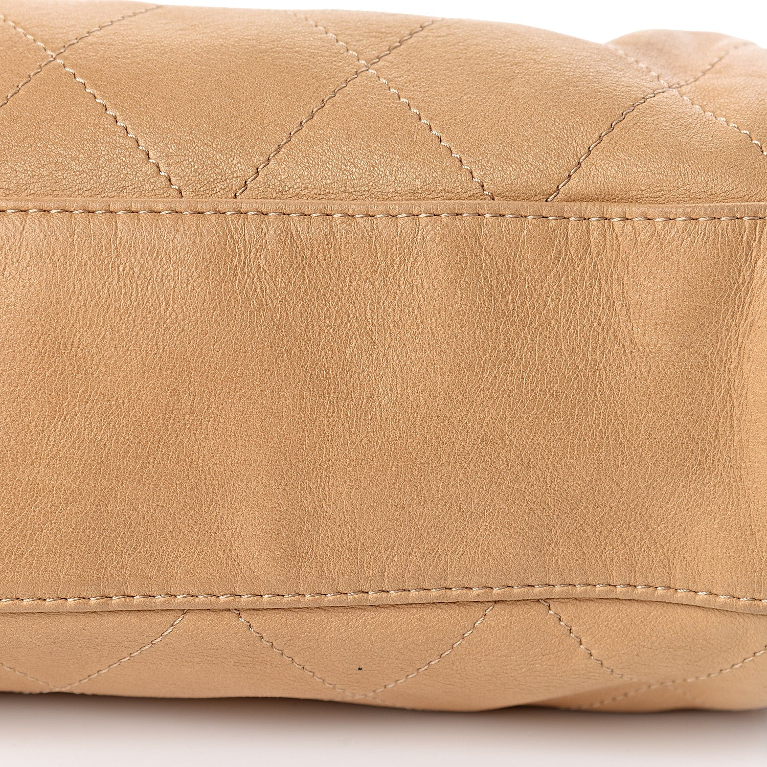 Chanel Lambskin Stitched Medium Ultimate Soft Tote Beige 11 of 18