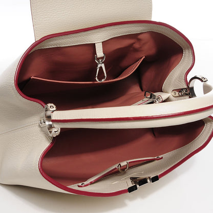 Louis Vuitton Taurillon Capucines MM Blanc Casse 5 of 7