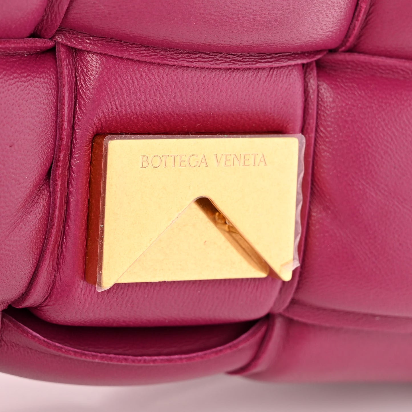 Nappa Maxi Intreccio Padded Cassette Crossbody Bag Cinnabar