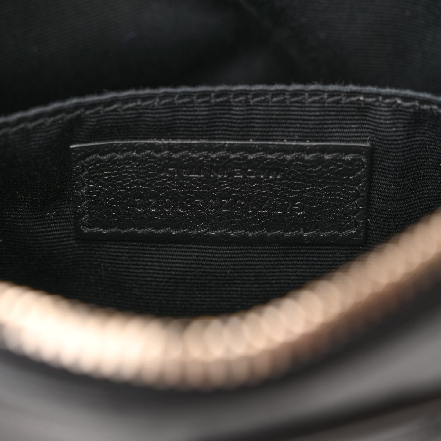 Calfskin Matelasse Monogram Lou Camera Bag Black